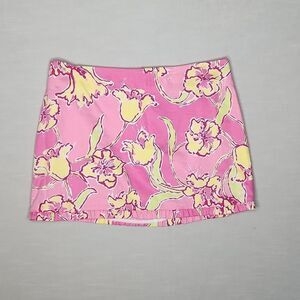 Lilly Pulitzer Callie Mini Floral Print Ruffle Skirting